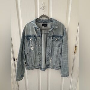 PacSun Women's Faded Blue Jean Jacket